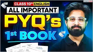 Class 10th English All Important PYQs | 10th English Most Important PYQs 1st Book
