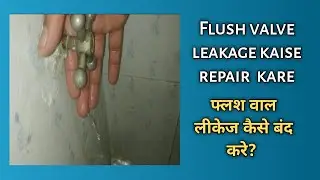 Flush valve repair kaise kare? How to repair flush valve at home/How to repair leakage flush valve