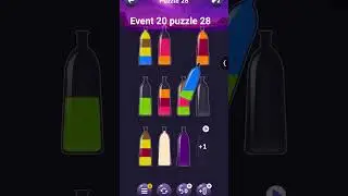 #lovewater #gaming #event 20 #puzzle 28 #watersortpuzzle #puzzlesolveplayer