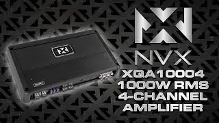 NVX 1000W XQ-Series SQ Hi-Res 4-Channel Amplifier - XQA10004