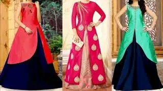 Latest stylish long gown dresses desings 2019