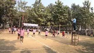 Volleyball match at manari maghi Mela.