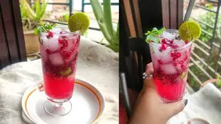 Pomegranate Mojito | Summer Refreshing Drink | Virgin Mojito | Snacking Station