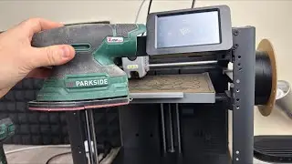 Stampa 3d e smontaggio, manutenzione e pulizia levigatrice Parkside