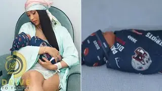 Cardi B Shares New Baby Photo &mdash; Fans Say He&rsquo;s Stefon Diggs&rsquo; Mini-Me!