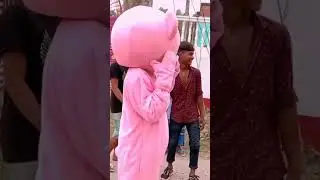 cute pink teddy bear 🐻 funny video Stop the Auto rikshaw funny video 🤣