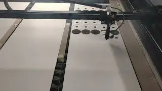 Hydraulic Air Filter Cutting on CO2 Laser Machine in Pune