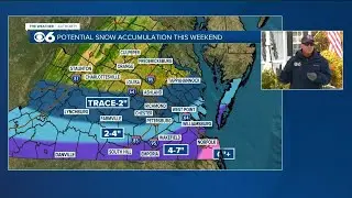 How much snow Central Virginia could see from weekend winter storm (Friday Noon Update)
