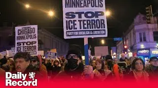 Minneapolis protests held after Ice officer shoots woman dead in immigration crackdown
