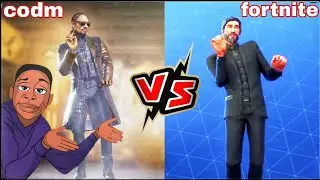 SNOOP DOGG EMOTE COMPARISON IN FORTNITE VS COD MOBILE!