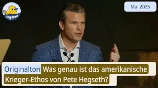 Was genau ist das amerikanische Krieger-Ethos von Pete Hegseth?