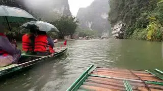 Experiencing Ninh Binh in rainy weather.