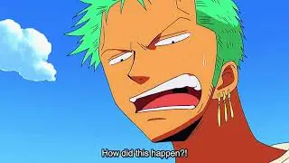 Zoro gets lost on a straight path🤣🤣🤣