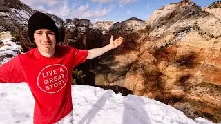 Angels Landing Winter | ZION NATIONAL PARK