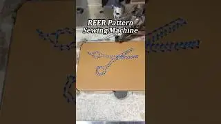 Programmable Pattern Sewing Machine in Action | REER for Leather & Textile