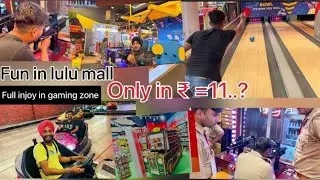 Gaming Zone Fun At Phoenix Palassio( In hine)// VRGame // bowling 🎳// time zone // khairahana wala