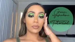 James Charles palette -Green Eyeshadow Tutorial