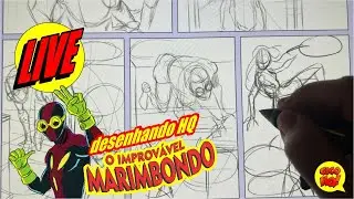 Desenhando HQ ao vivo: MARIMBONDO (Clip Studio)