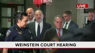Harvey Weinstein court hearing arrivals