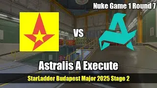 Astralis A Execute - Nuke G1R7 | Astralis | StarLadder Budapest Major 2025 Stage 2 #cs2 #counters...