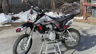 INSANE Pit Bike Build crf110!!! (Complete)