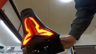 zx-25r brake light and turn signal Installation ブレーキランプとウインカー取付け