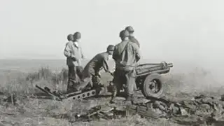 US Army ROTC Artillery Camp at Fort Sill Oklahoma 1953 With Artillery & Anti-Aircraft Fire, Air Show