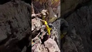 Ascension Climbing Guides Climbs Yellow Spur w/ Dan Hunter in Eldo