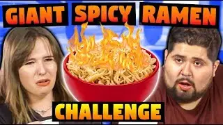GIANT SPICY RAMEN CHALLENGE!