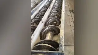 Double Drive Shaftless Screw Conveyor