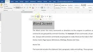 Character Formatting 1