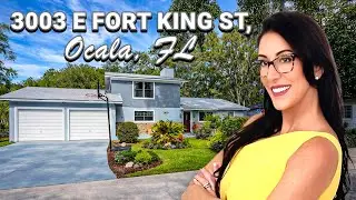 Renovated Pool Home Tour | 3003 E Fort King St Ocala FL, Fort King Gem!