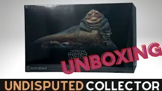 Unboxing Jabba The Hutt & Throne Deluxe Sideshow 1/6 (Retro Unboxing)