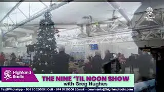 Welcome to Wednesday's Nine til Noon Show live from City of Derry Airport!