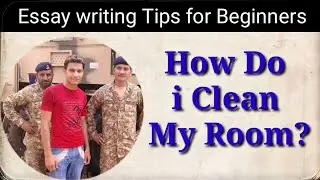How do I clean my room | Essay writing in English #basicgrammar #essay #viral