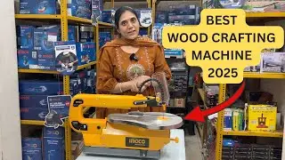 BEST WOOD CRAFTING MACHINE 2025 | BEST SCROLL SAW FOR CARPENTERS | INGCO SCROLL SAW DEMO ON WOOD