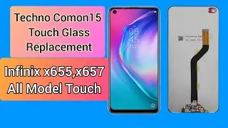 Tecno Comon15,x655,x652 Touch Glass Replacemen without open Mobile