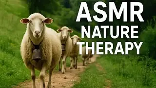 Sheep Bell Sounds & Nature Walk | Relaxing ASMR  & Stress Relief