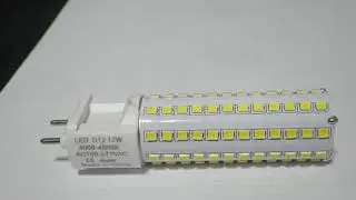 G12 LED Bulb 12 Watt 100-277 VAC 360 Degree