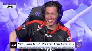 [FNATIC, RRQ, G2, XLG] VCT Masters Toronto Pre-Event Press Conference