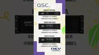 #shorts QSC RMX SERIES 2450a / 4050a / 5050a / power #dj amplifier