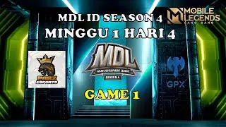 [MDL S4] GPX VS PABZ - GAME 1 | MINGGU 1 HARI 4