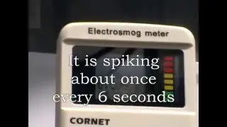 Radio Frequency Radiation Adjacent Smart Meter, Whangarei, Dec 22, 15