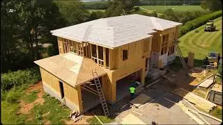 New Construction Drone Recap in Mills River North Carolina