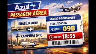 [X-PLANE 12.4.0b2] Airbus A320-253N | AZUL OPS | BRAS&Iacute;LIA - CAMPINAS + Copiloto Funcional