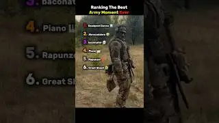 Ranking The Best Army Moment #ranking #shorts
