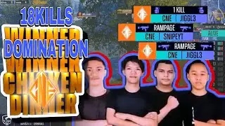 CNE 18Kills Domination In PMPL | Rampage for 2players 😱😱😱 | Carnage Esports domination in pmpl SA