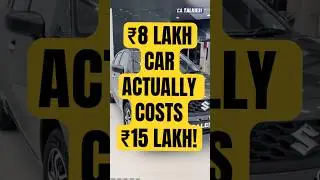 Real Cost of owning a car in India in 2025 | How ₹8 lakh car actually costs ₹15 lakh | #finance