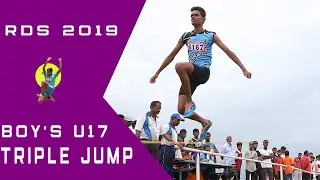 Triple Moments of Jump - Triple Jump Boys 17 Final || High Schools State Athletics Thottiyam 2019