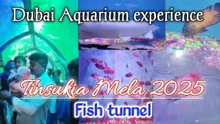 Dubai Aquarium experience in Tinsukia | Tinsukia Mela 2025 | Fish tunnel